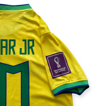 Load image into Gallery viewer, Neymar Jr. 10 Nike Brazil Jersey Yellow Leopard Design with CBF Crest MENS
