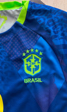 Load image into Gallery viewer, Neymar Jr #10 Brazil Nike 2025-26 Away Jersey Kit - Youth/Kids Blue &amp; Green Edition

