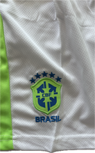 Load image into Gallery viewer, Neymar Jr #10 Brazil Nike 2025-26 Away Jersey Kit - Youth/Kids Blue &amp; Green Edition
