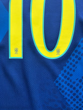 Load image into Gallery viewer, Neymar Jr #10 Brazil Nike 2025-26 Away Jersey Kit - Youth/Kids Blue &amp; Green Edition
