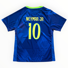 Load image into Gallery viewer, Neymar Jr #10 Brazil Nike 2025-26 Away Jersey Kit - Youth/Kids Blue &amp; Green Edition
