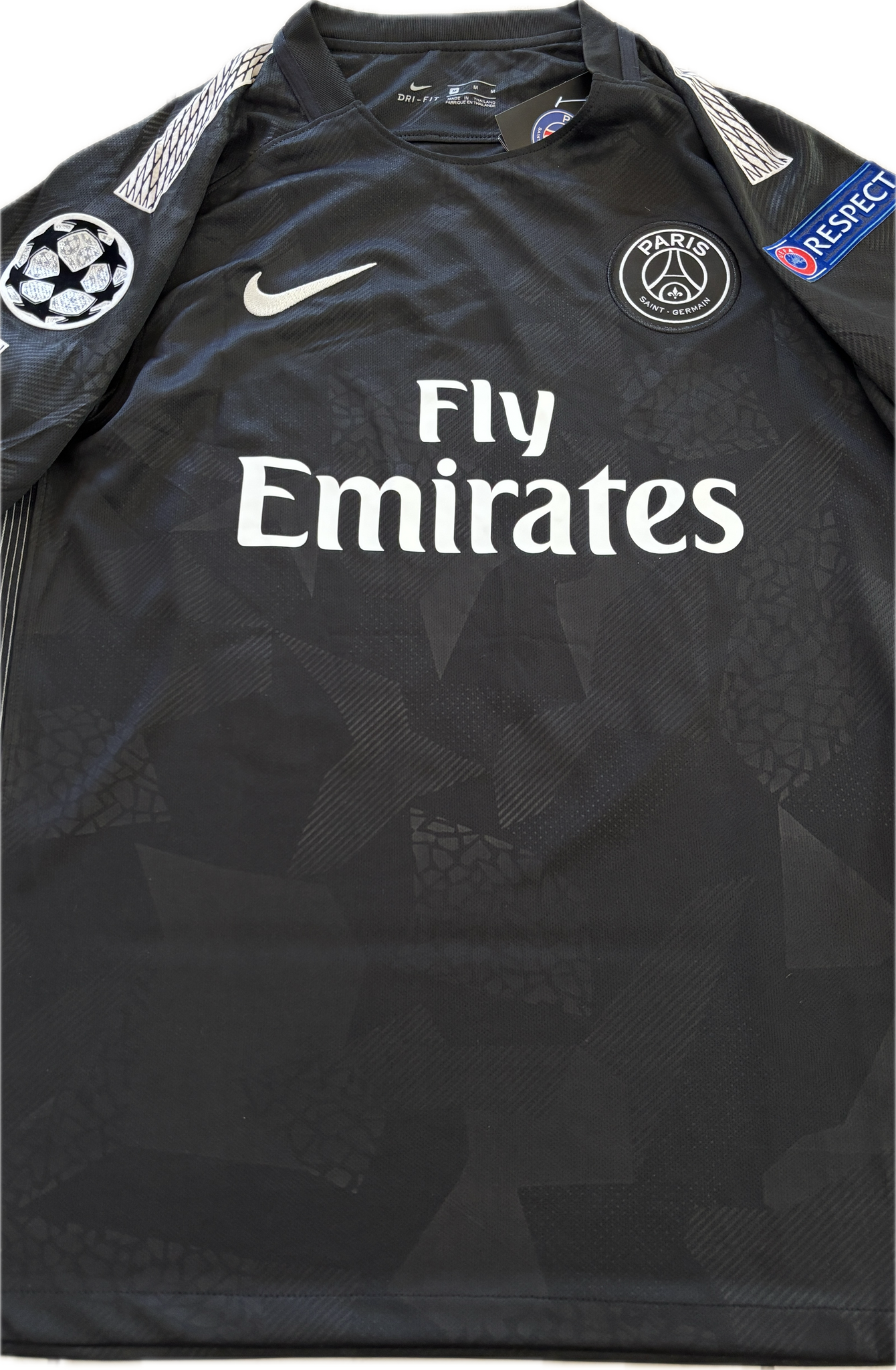 Neymar Jr #10 PSG 2018-19 Champions League Third Jersey - Nike