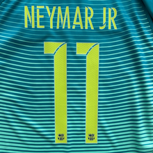 Load image into Gallery viewer, Neymar Jr #11 FC Barcelona 2015-2016 Third Men's Jersey - "Teal Glow" Champions Edition

