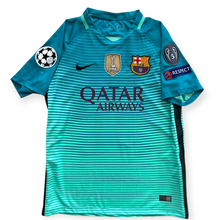 Load image into Gallery viewer, Neymar Jr #11 FC Barcelona 2015-2016 Third Men's Jersey - "Teal Glow" Champions Edition
