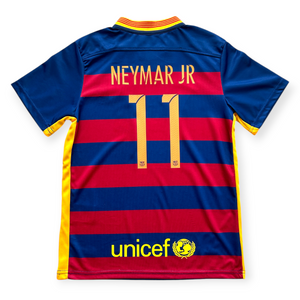Neymar Jr #11 FC Barcelona Retro Kids Kit - 2015-16 