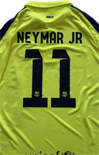 Load image into Gallery viewer, Neymar Jr #11 Nike Barcelona 2015-16 Away Jersey - Champions League &amp; World Champions Patch back close
