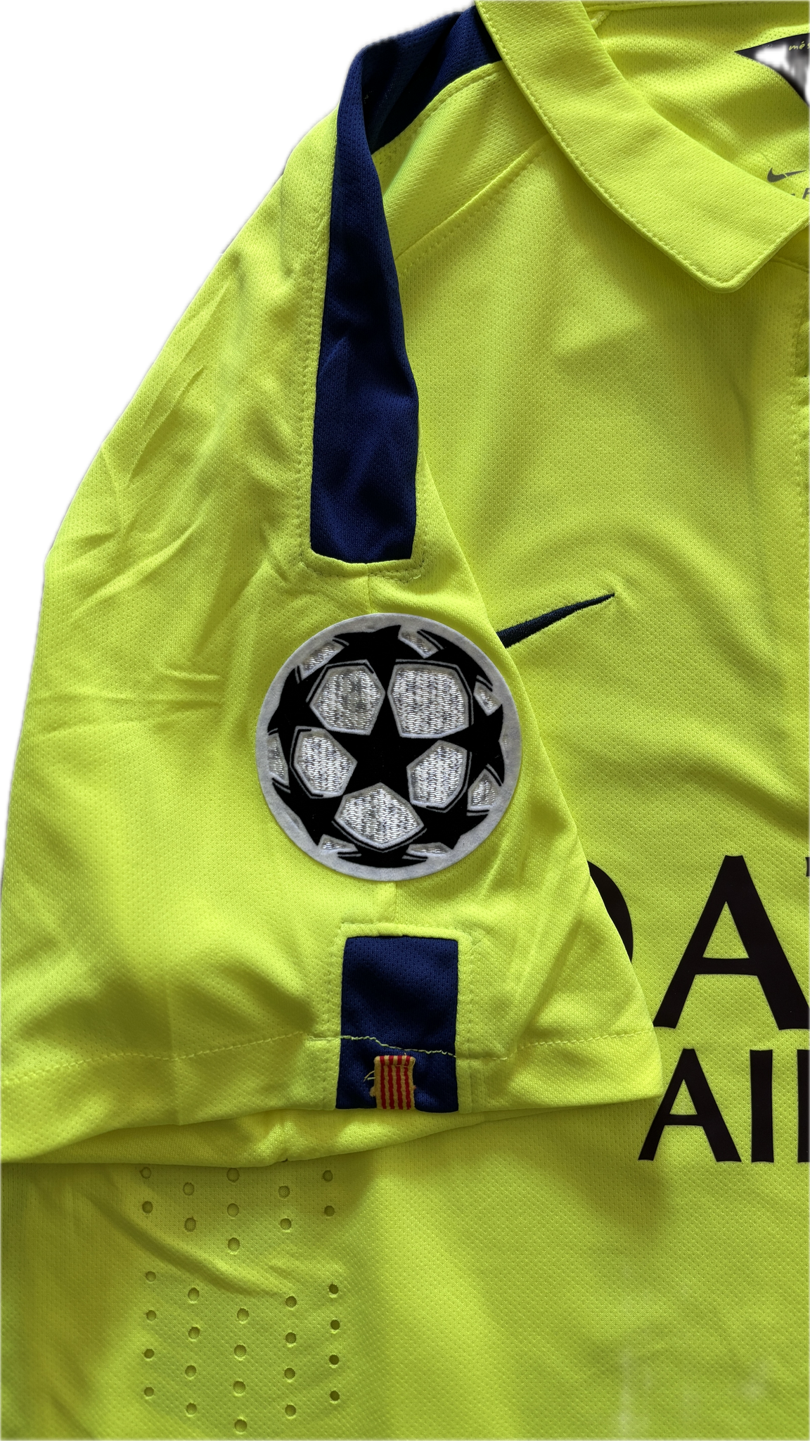 FC Barcelona NEYMAR JR 11 イエロージャージ Neymar Jr #11 Nike Barcelona 2015-16 Away Jersey - Champions