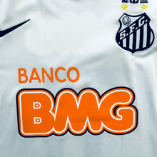 Load image into Gallery viewer, Neymar Jr #11  Nike Santos FC Retro Soccer Jersey 2012 Centenary Edition - "O Menino" Home White - Men
