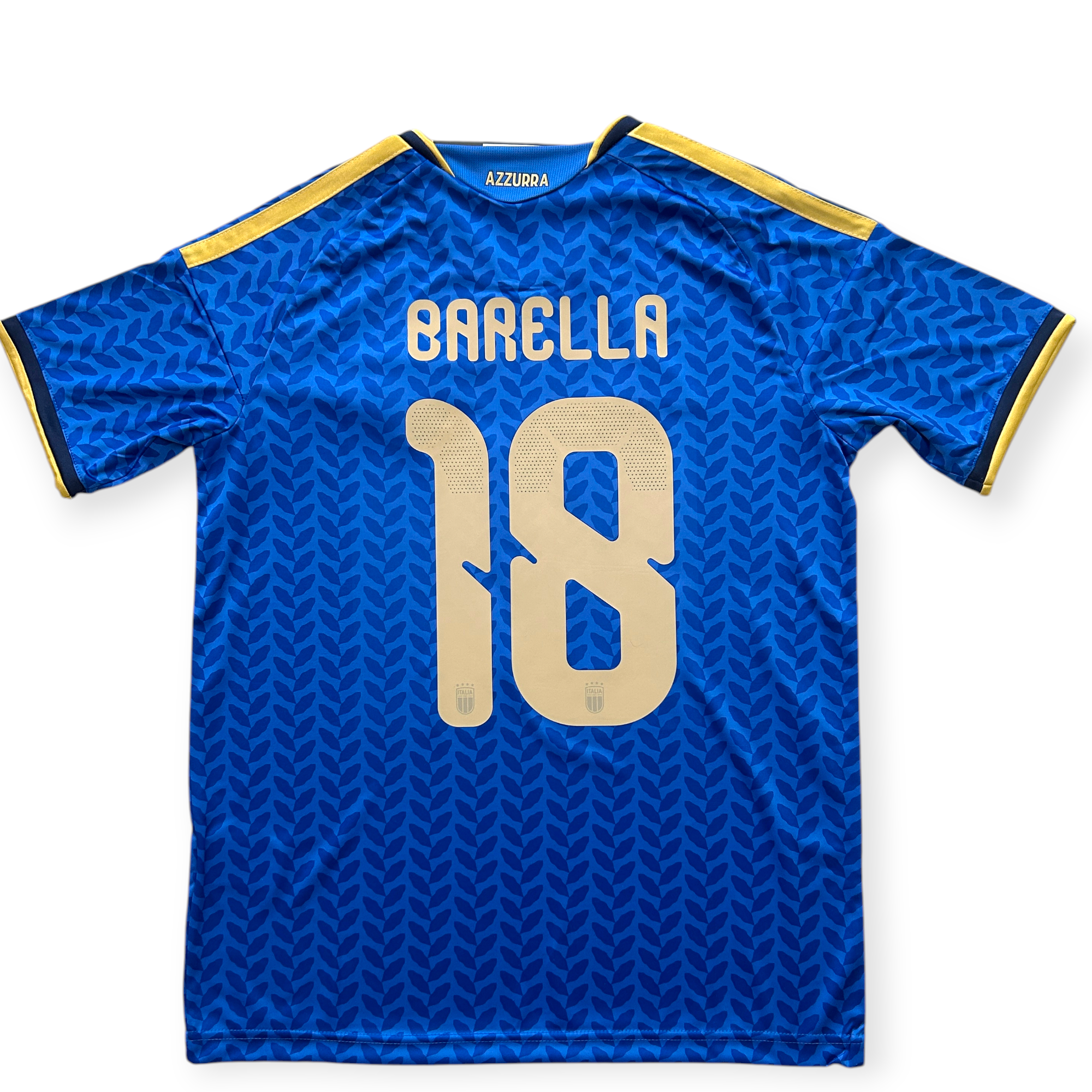 Nicolò Barella #18 Italy 2026 World Cup Home Jersey - 