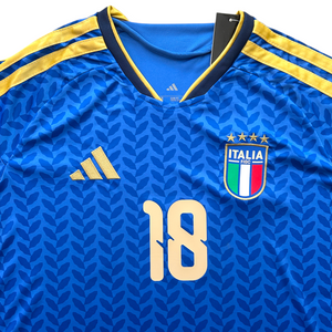 Nicolò Barella #18 Italy 2026 World Cup Home Jersey - 