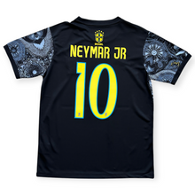 Load image into Gallery viewer, Nike BRAZIL REDEEMER AWAY Black Rare Christ the Redeemer 5 Star MENS Black &amp; Grey Rio Landmark Shirt
