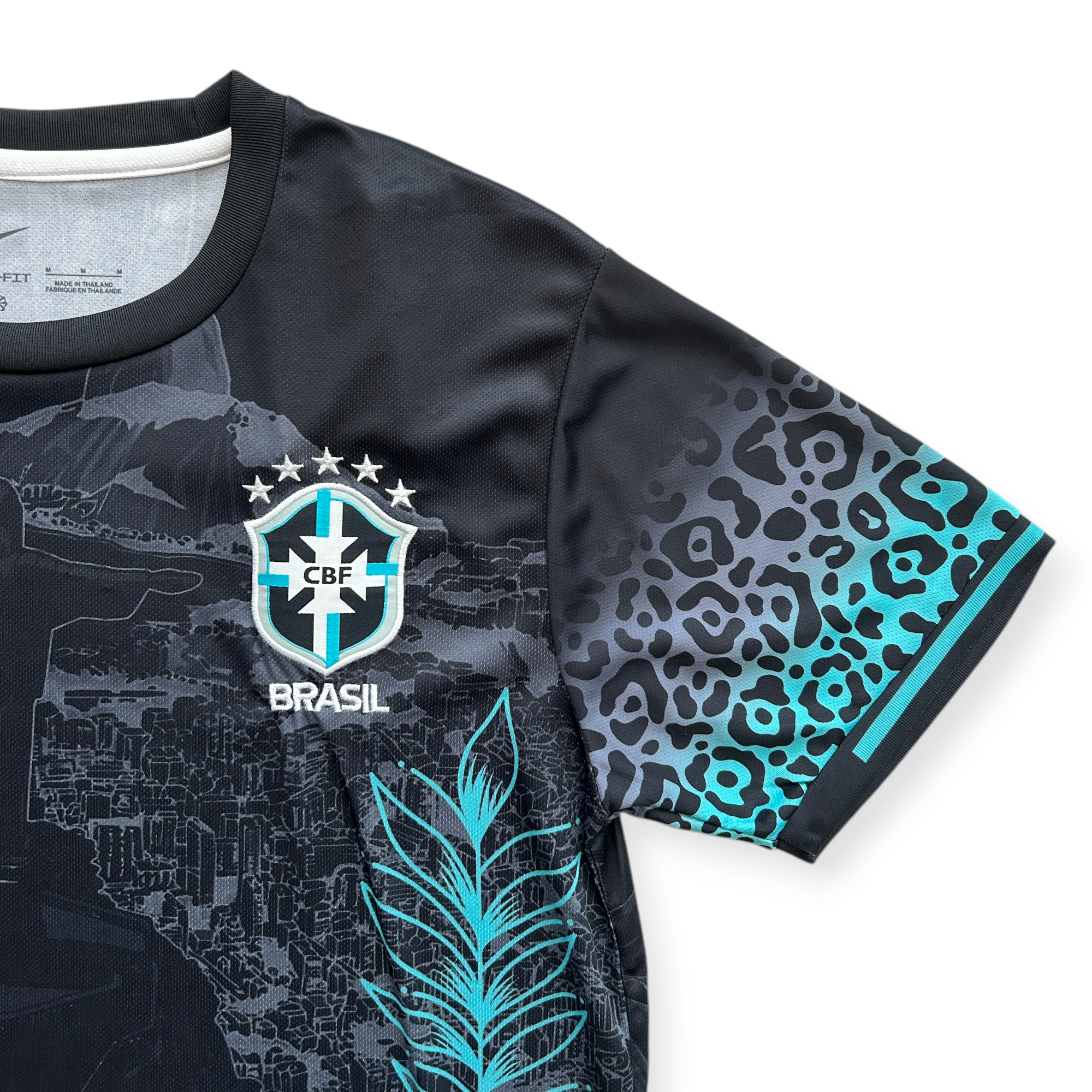 Nike Brazil Redeemer Jersey Jaguar Rainforest Design 5 Star Crest