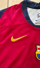 Load image into Gallery viewer, Nike FC Barcelona Travis Scott Cactus Jack Home MENS Champions League Football Soccer Jersey Blue Red Nike logo
