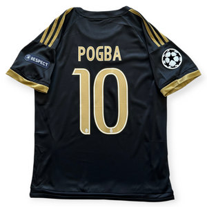 【BNWT正規品15-16  Juventus POGBA #10】 Paul Pogba #10 Juventus Retro Away Jersey - 2015-16 