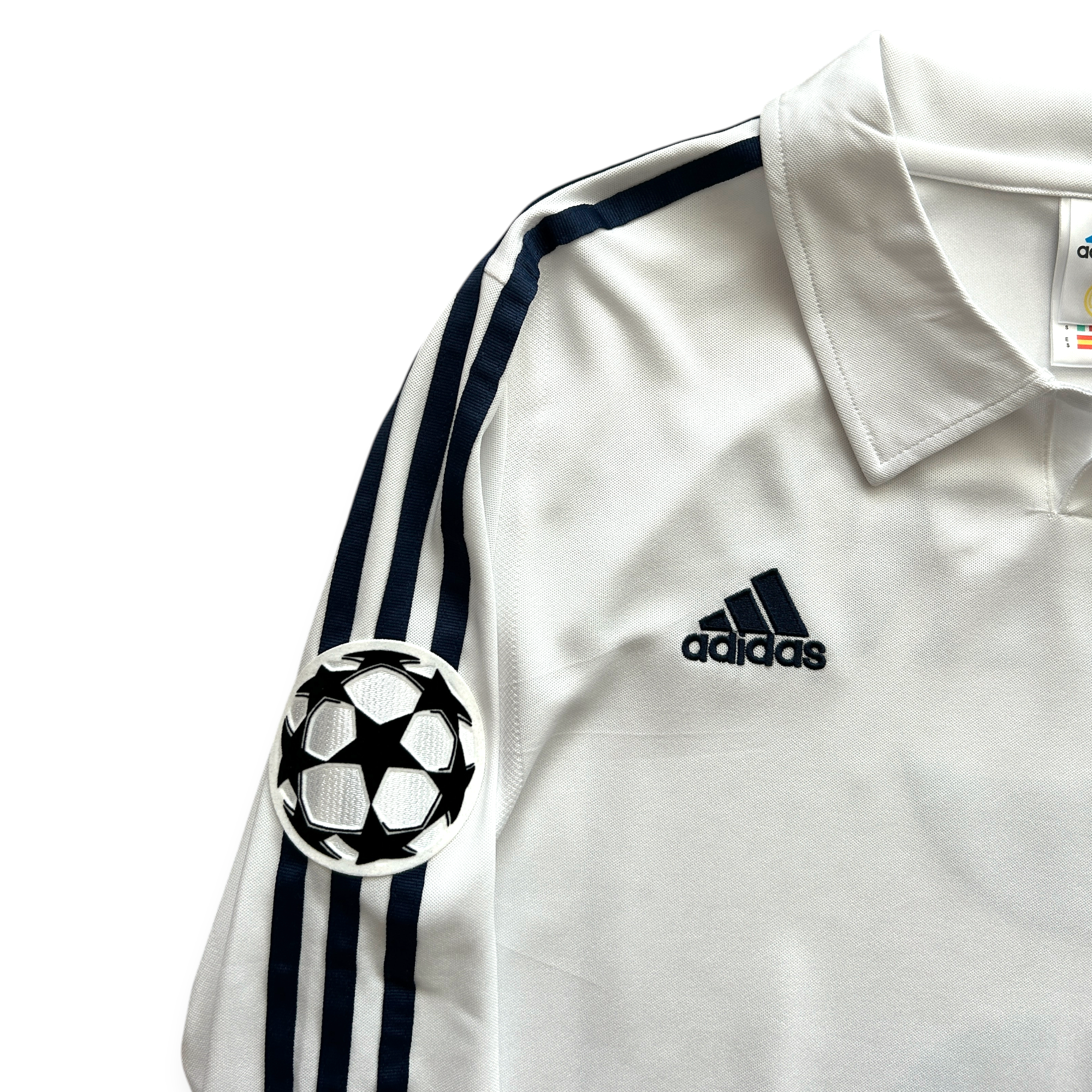 Real Madrid 2002-03 Retro Home Long Sleeve Jersey Zinedine Zidane #5 U ...