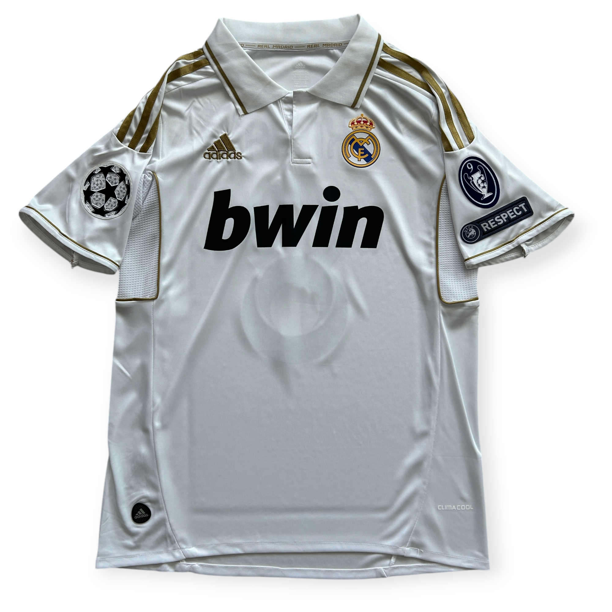 Real Madrid 2011-12 Home Jersey Kaká #8 Special Edition UCL Gold