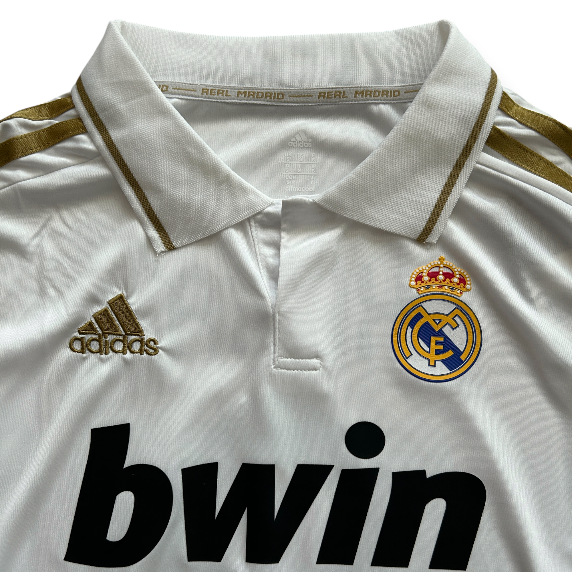 Real Madrid 2011-12 Home Jersey Kaká #8 Special Edition UCL Gold Real Madrid 2011-12 Home Jersey Kaká #8 Special Edition UCL Gold