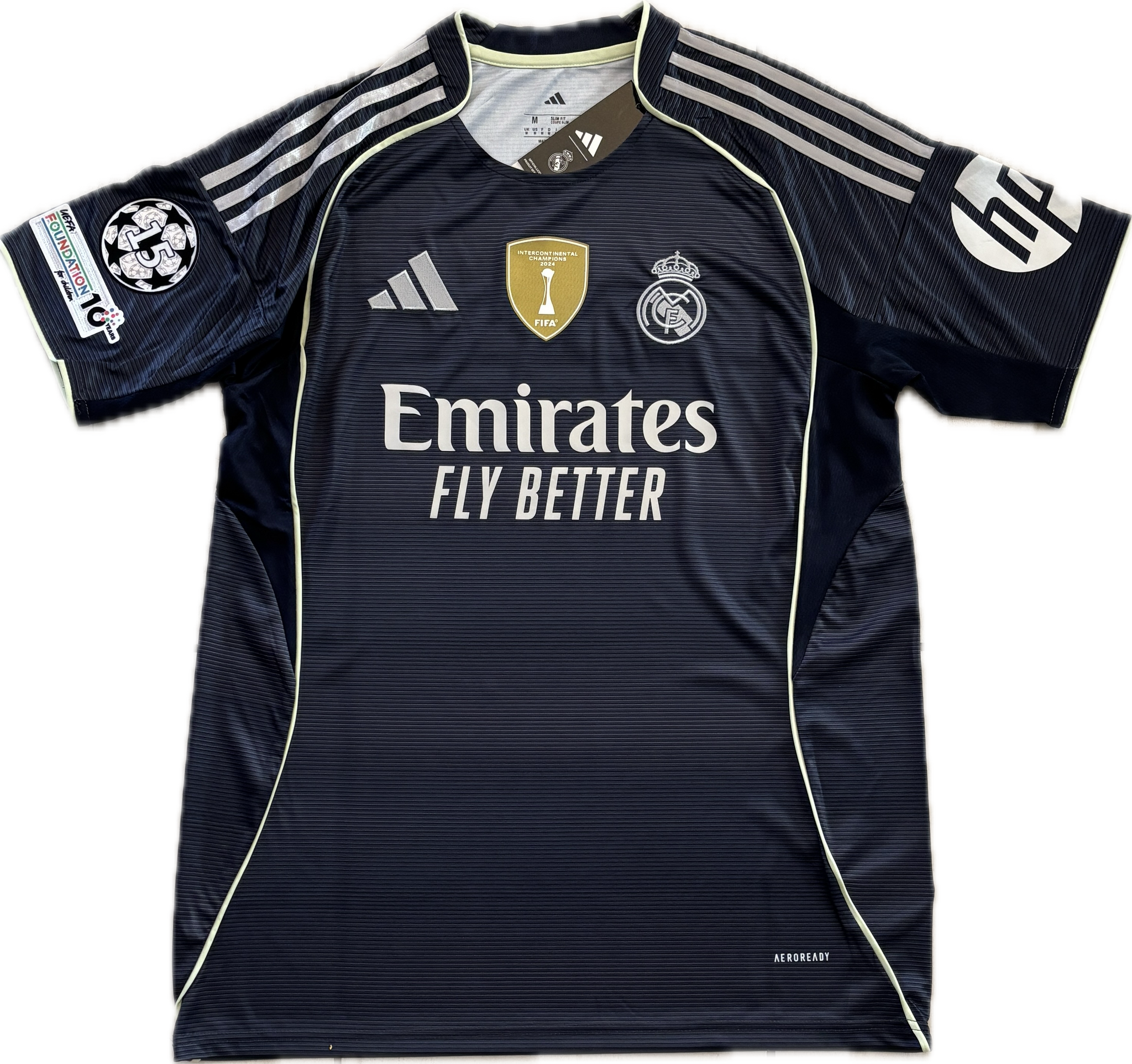 Bellingham #5 Real Madrid 2025-26 Adidas Away Jersey with