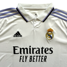 Load image into Gallery viewer, Real Madrid Adidas 2025 Home Jersey - White Men’s Soccer Kit Sublimated RM pattern
