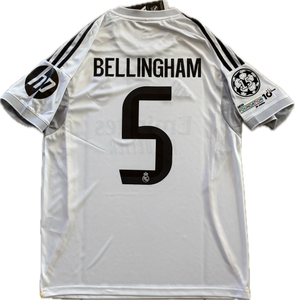 Bellingham #5 Real Madrid 2025-26 Adidas Home Jersey