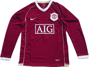 Manchester United Cristiano Ronaldo Nike 2006 2007  Home Soccer Jersey Men's Retro Premier League