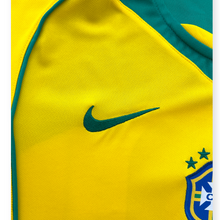 Load image into Gallery viewer, Ronaldinho #10 Brazil Retro Home Jersey - 2004-06 Total 90 Era - Nike Men’s Kit

