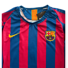 Load image into Gallery viewer, Ronaldinho 10 FC Barcelona 2005-06 Nike Home Retro Long Sleeve Soccer Jersey Kids Youth
