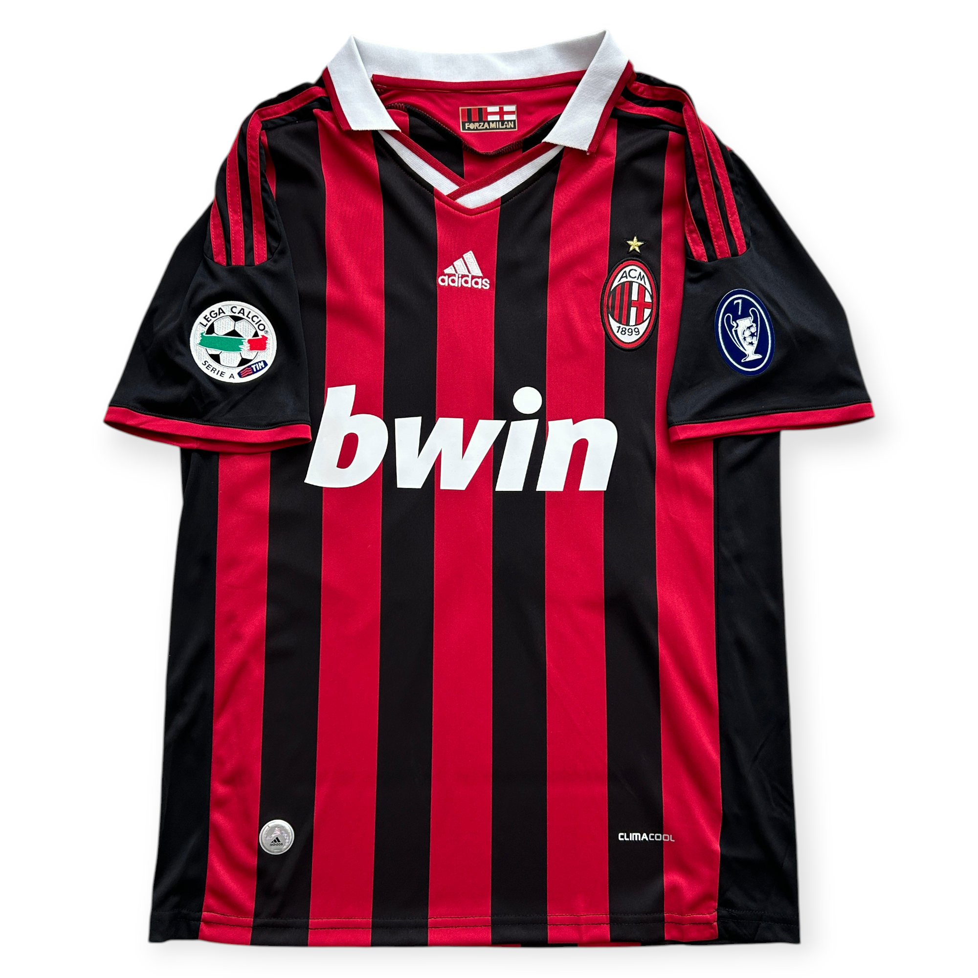 Ronaldinho 80 Jersey AC Milan Adidas 2008 2009 Retro Football