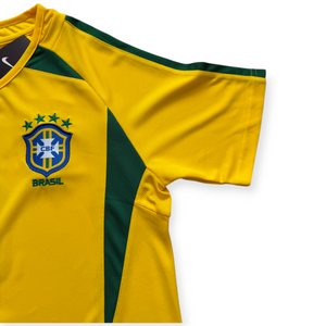 Ronaldo 9 Brazil Nike National Football Team Yellow 2002 World Cup
