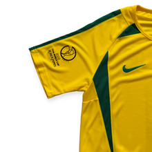 Load image into Gallery viewer, Ronaldo 9 Brazil Nike National Football Team Yellow 2002 World Cup Soccer Jersey Korea Japan

