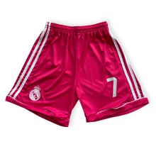 Load image into Gallery viewer, Ronaldo Jersey #7 Madrid 2014-2015 Adidas Real Madrid Soccer Jersey Champions Pink Youth Kids

