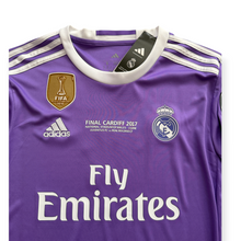 Load image into Gallery viewer, Ronaldo Jersey #7 Madrid 2016-2017 Adidas Real Madrid Long Sleeve Soccer Jersey Champions Cardiff Purple MENS UCL
