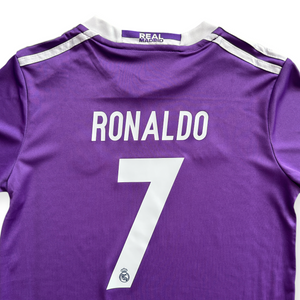 Ronaldo Jersey #7 Madrid 2016-2017 Adidas Real Madrid Soccer