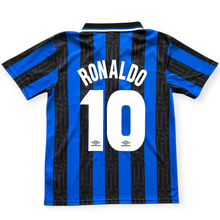 Load image into Gallery viewer, Ronaldo Nazario #10 Inter Milan Retro Jersey - 1997-98 Home "Il Fenomeno" Edition - Umbro Men's
