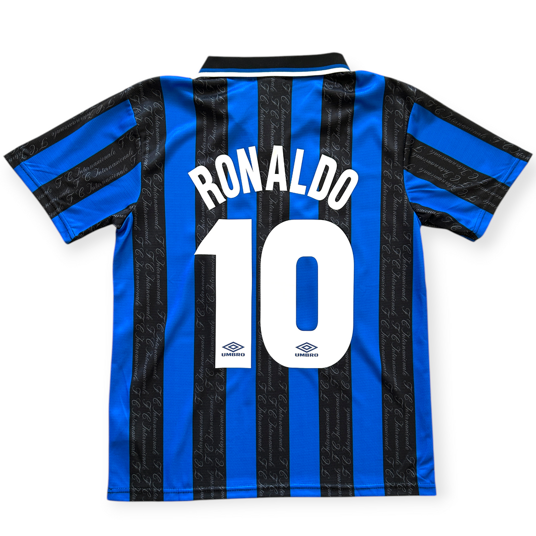 Ronaldo Nazario #10 Inter Milan Retro Jersey - 1997-98 Home 
