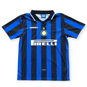 インテル・ミラノ ホームユニフォーム #10 ロナウド 90s アンブロ Ronaldo Nazario #10 Inter Milan Retro Jersey - 1997-98 Home 