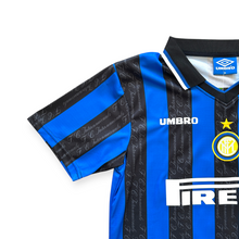 Load image into Gallery viewer, Ronaldo Nazario #10 Inter Milan Retro Jersey - 1997-98 Home "Il Fenomeno" Edition - Umbro Men's
