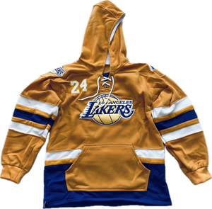 Kobe Bryant 24 Los Angeles Lakers Hoodie Basketball Jersey