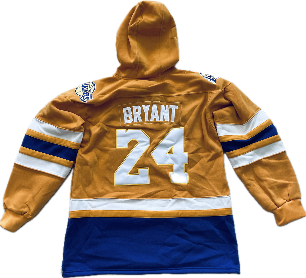 Kobe Bryant 24 Los Angeles Lakers Hoodie Basketball Jersey