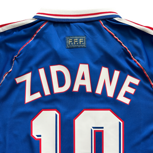 Zinedine Zidane #10 France Adidas 1998 World Cup Away Jersey