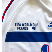 Load image into Gallery viewer, Zinedine Zidane #10 France Retro Away Jersey - 1998 World Cup Final Edition - Long Sleeve - Adidas Men’s
