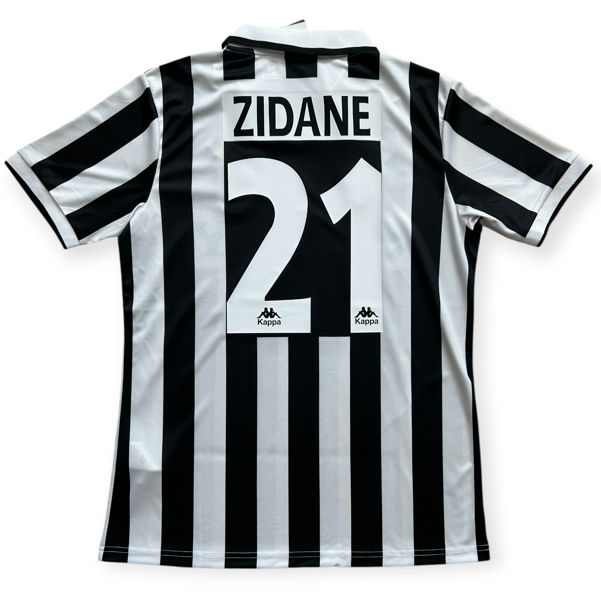 Zinedine Zidane #21 Juventus 1997-98 Champions League Home Jersey