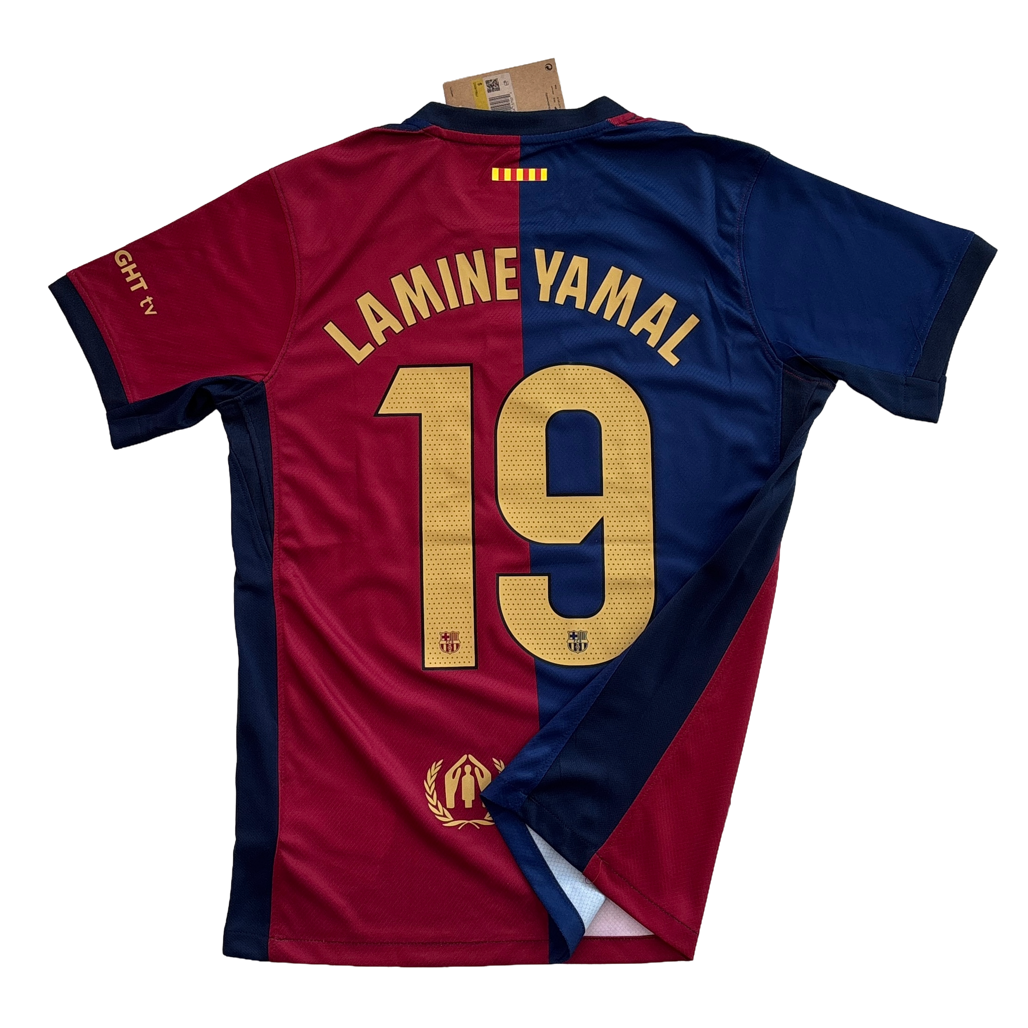 Lamine Yamal #19 FC Barcelona x Travis Scott Cactus Jack Men's Lamine Yamal #19 FC Barcelona x Travis Scott Cactus Jack Men's