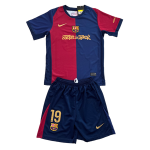 Nike FC Barcelona Lamine Yamal 19 キッズシャツ Lamine Yamal #19 FC Barcelona x Travis Scott Cactus Jack Youth