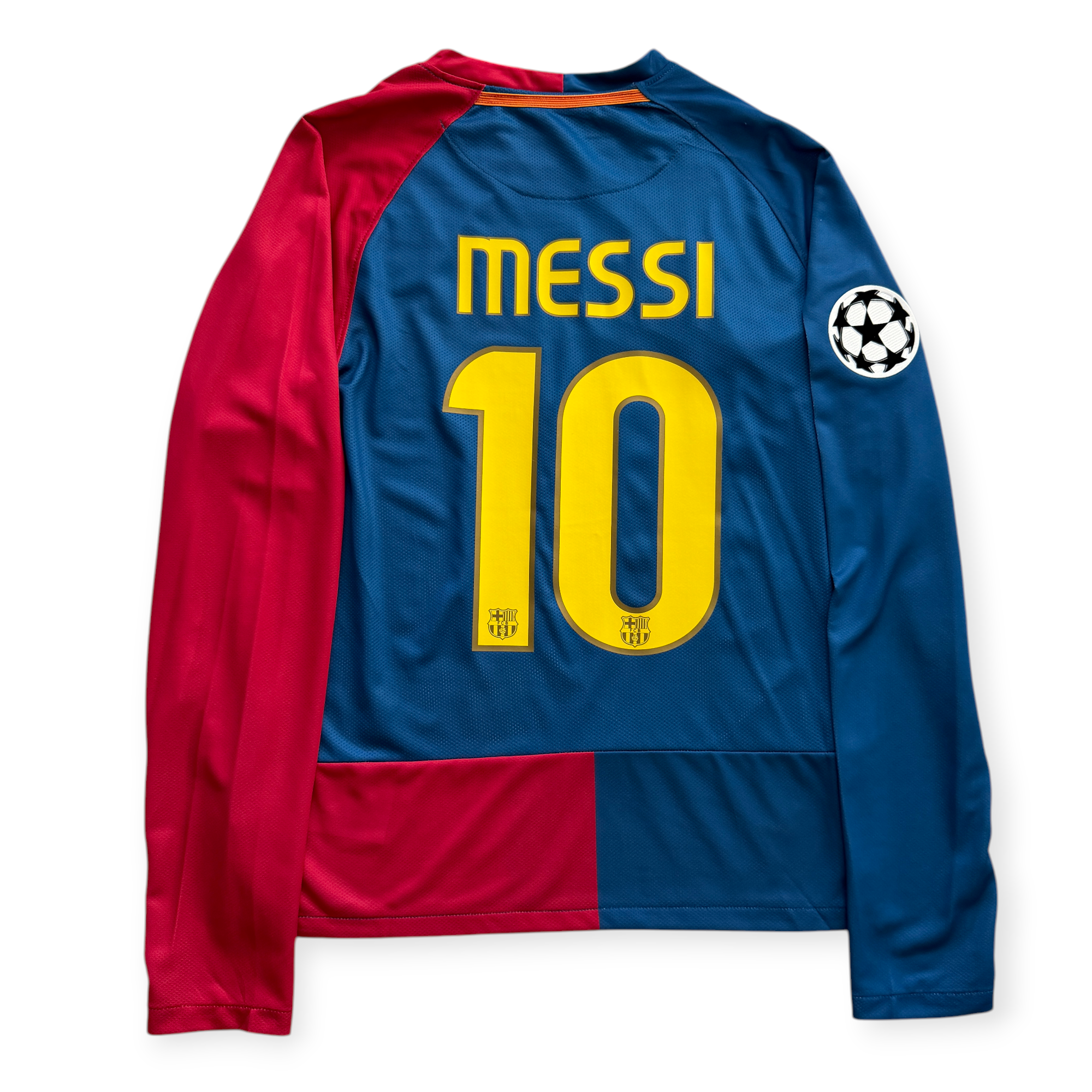 Messi 10 FC Barcelona 2009 Nike Final Roma Champions League Long Messi 10 FC Barcelona 2009 Nike Final Roma Champions League Long