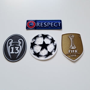 2018 UEFA Champions League Real Madrid patches
