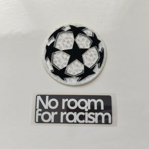 Details about  Ballstar Soccer Ball & No Room for Racism Iron On Player Size Premier League EPL