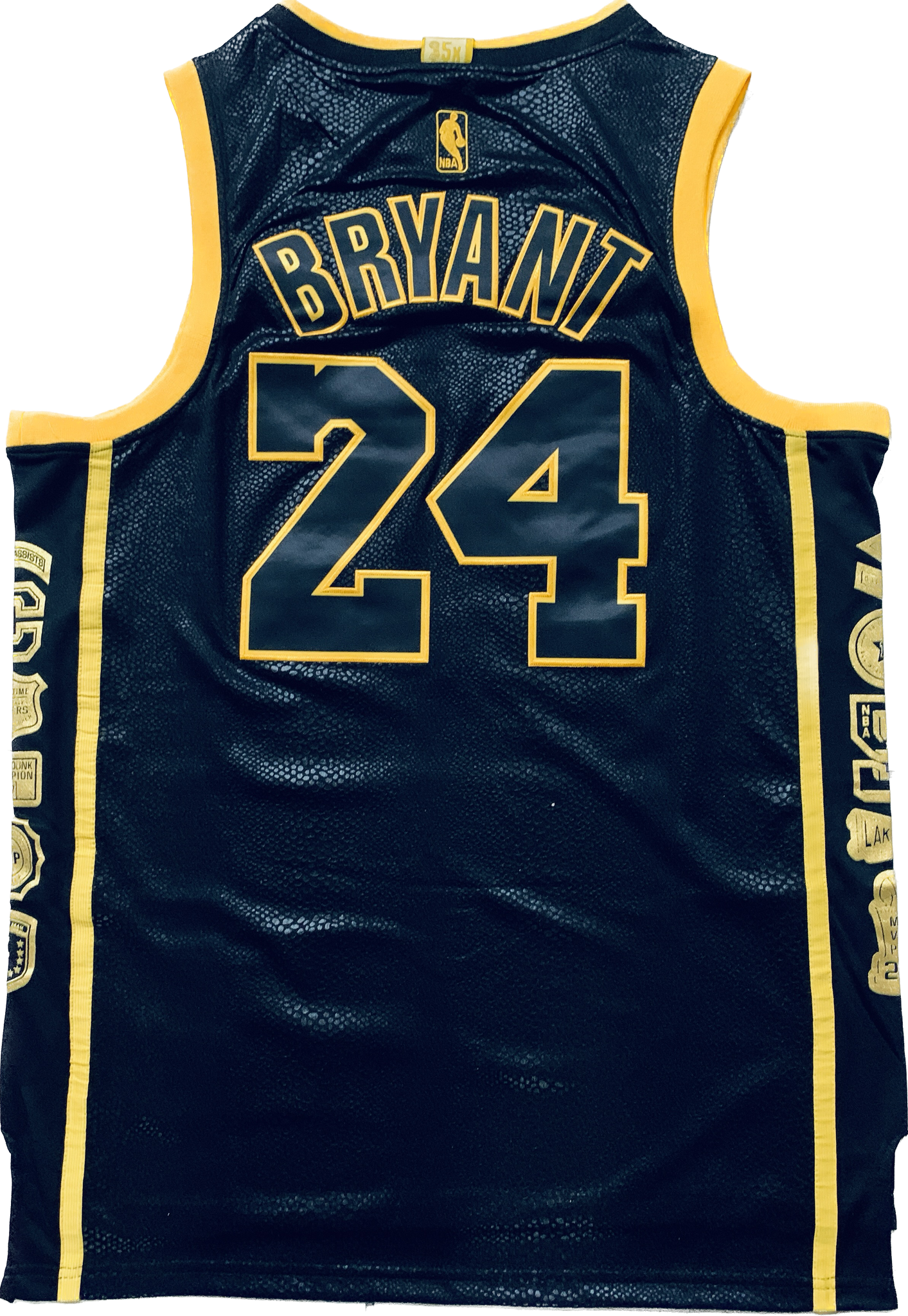 Nike Swingman Kobe Bryant Los Angeles Lakers Memorial Tribute Jersey w/Patch