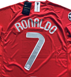 Retro Cristiano Ronaldo 2007 2008 UCL Final Manchester United Nike