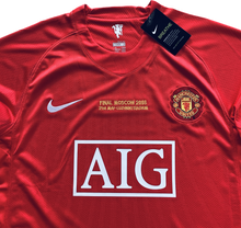 Load image into Gallery viewer, Retro Cristiano Ronaldo 2007/2008 UCL Final Manchester United Nike Long Sleeve Jersey UEFA Champions League
